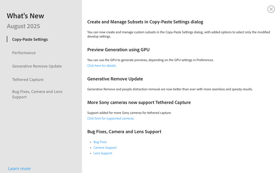 Thread 'LrC 14.5 update'