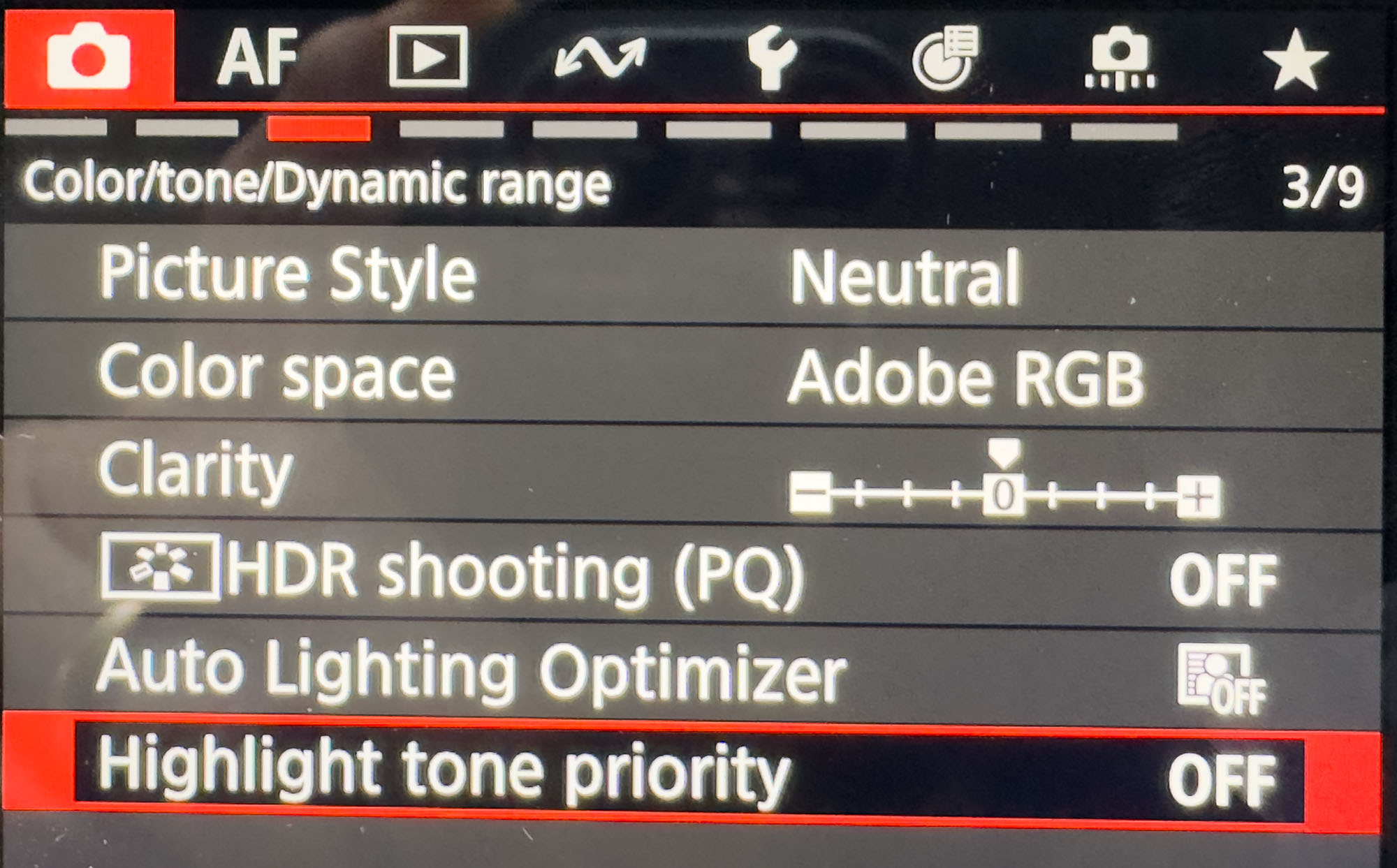 R5m2 : Highlight Tone Priority