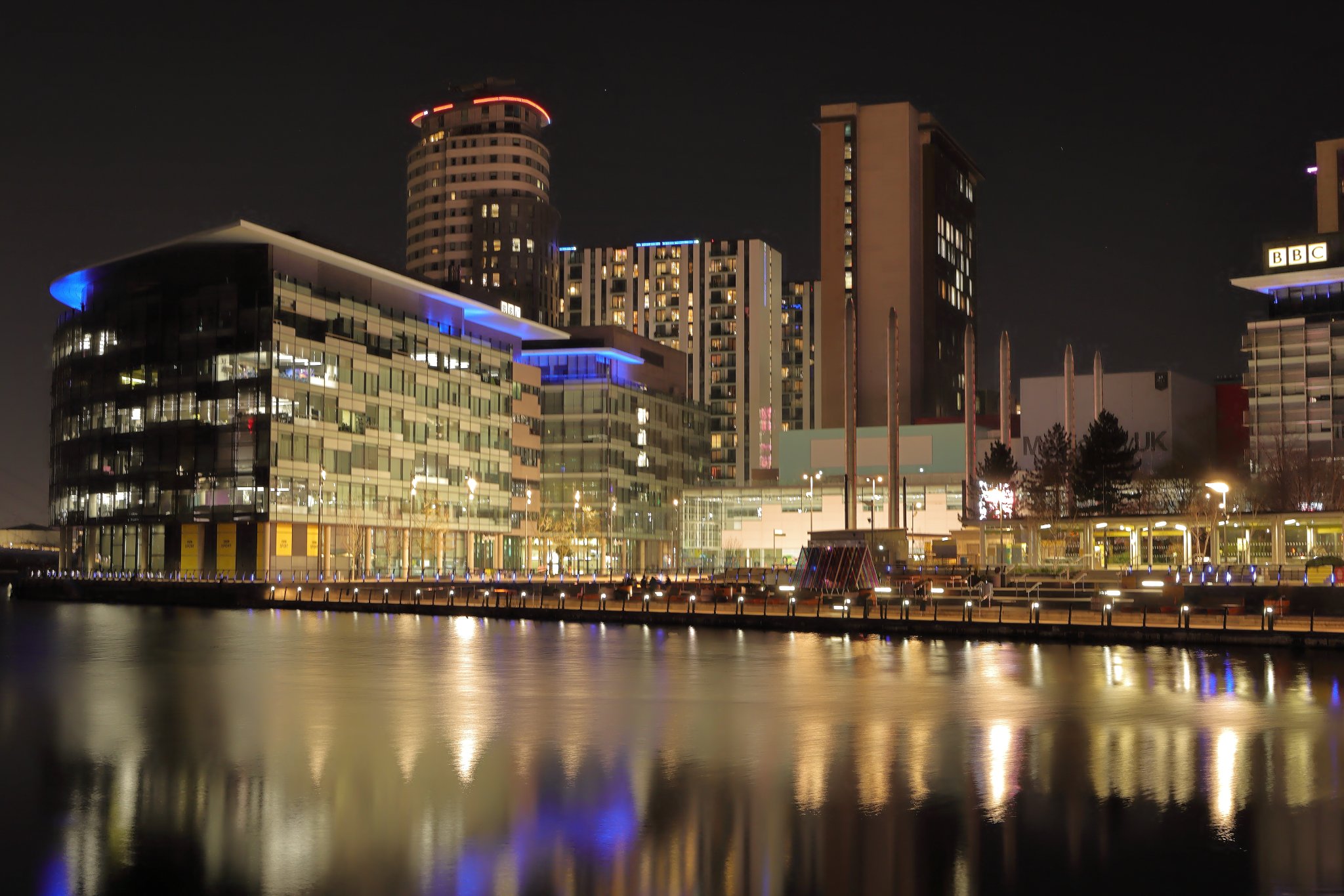 Salford Quays Night 6.JPG
