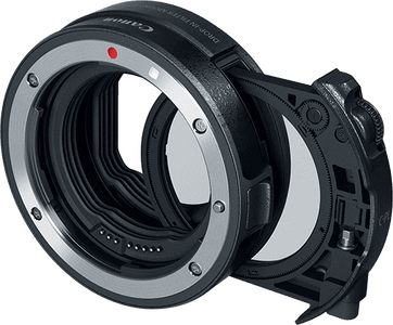 Canon Drop-In Filter Mount Adapter EF-EOS R with Circular Polarizer Filter