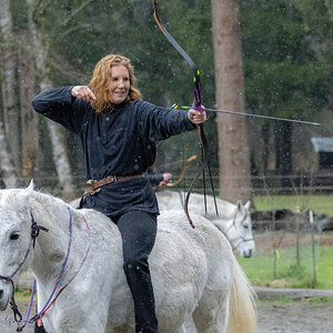 Broken Arrow Mounted Archery Practice 2-7-2021