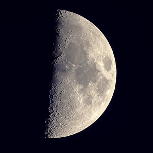 My first attempt at photographing the moon.