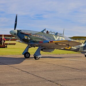 Hurricane Battle of Britain Air Show, Duxford Airfield, Cambridge UK