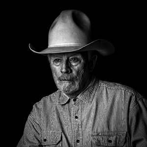 Jim McCann, cowboy hat, studio, black and white-550304.jpg