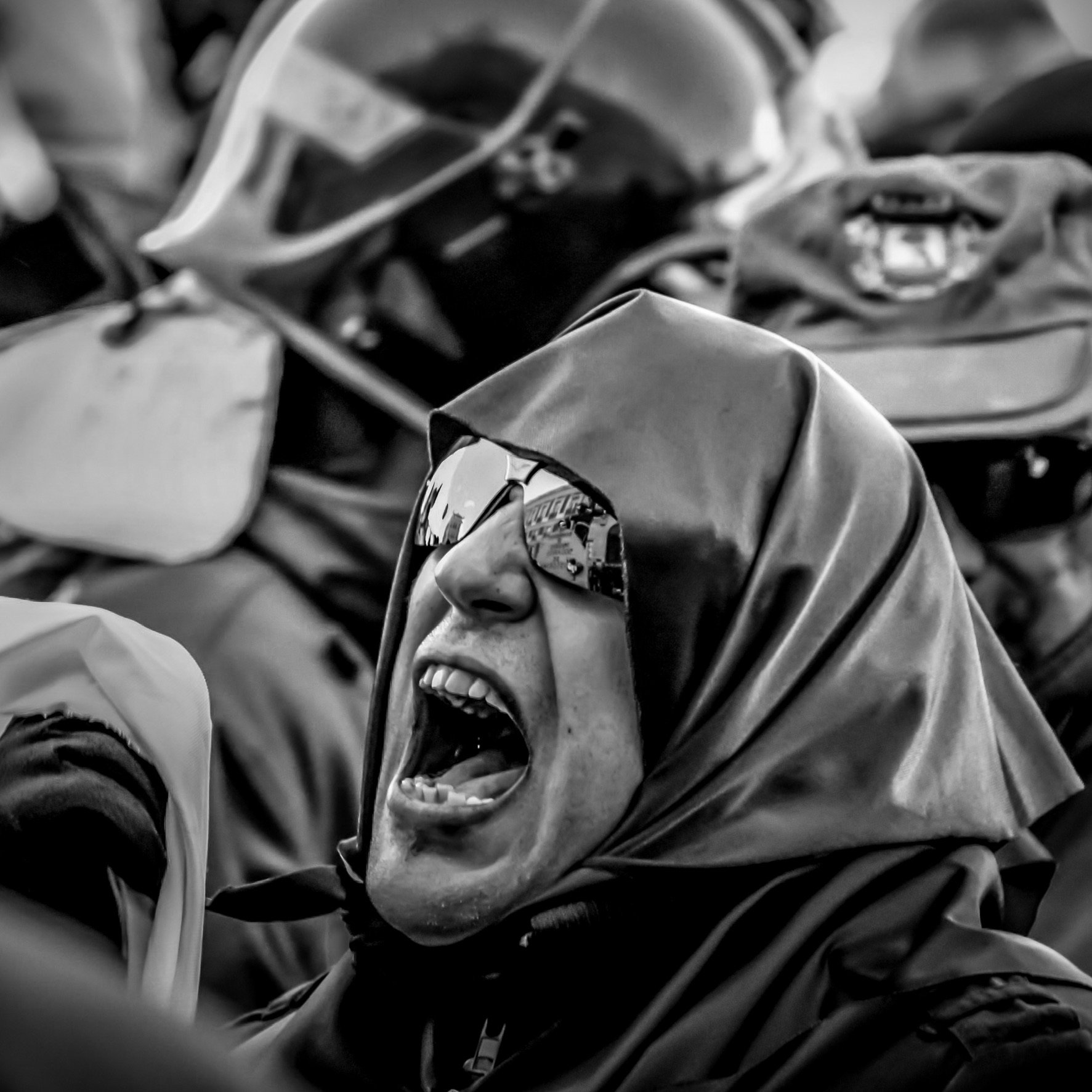 Austerity protest, Madrid, Spain.