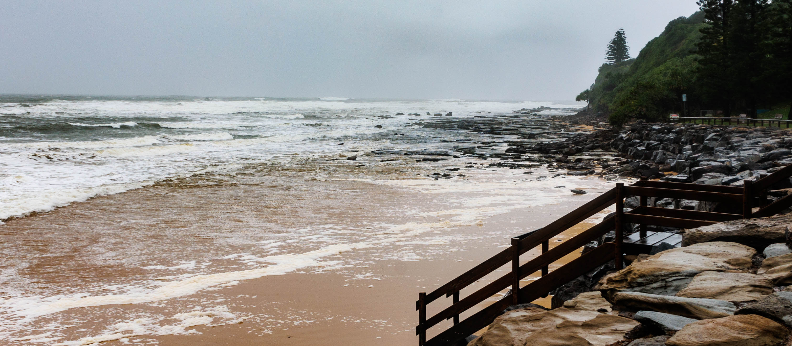 BEACHES IN THE RAIN---SUNSHINE COAST AUSTRALIA