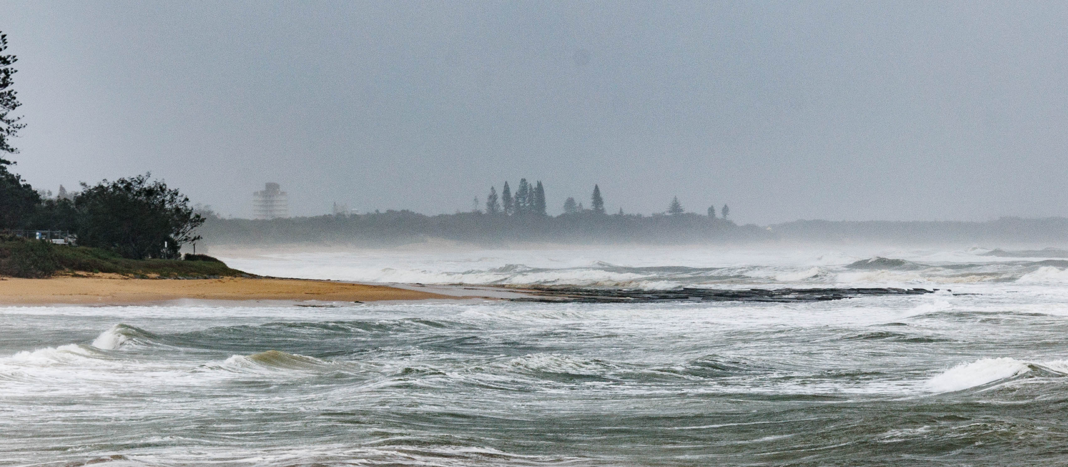 BEACHES IN THE RAIN---SUNSHINE COAST AUSTRALIA