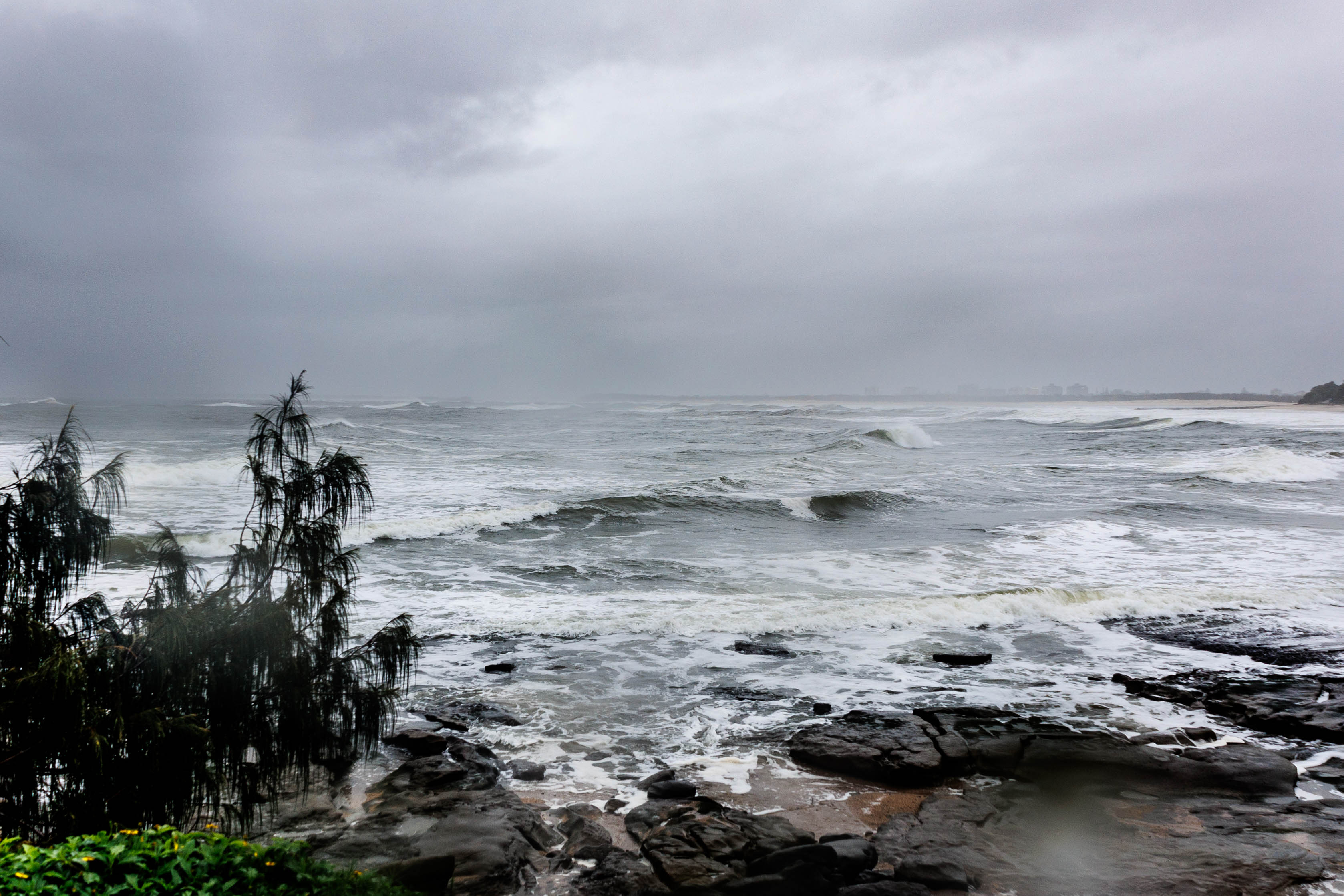 BEACHES IN THE RAIN---SUNSHINE COAST AUSTRALIA