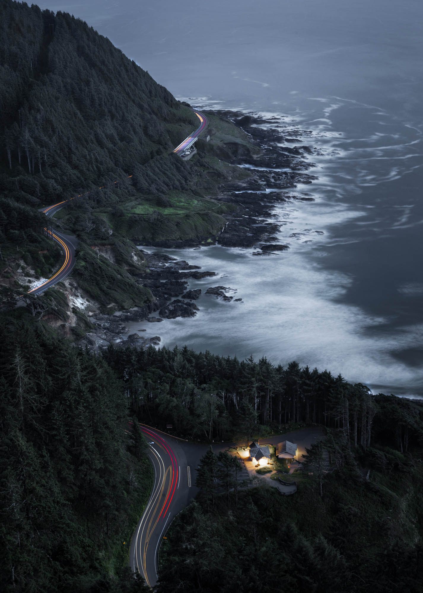 Cape Perpetua at Blue Hour.jpg