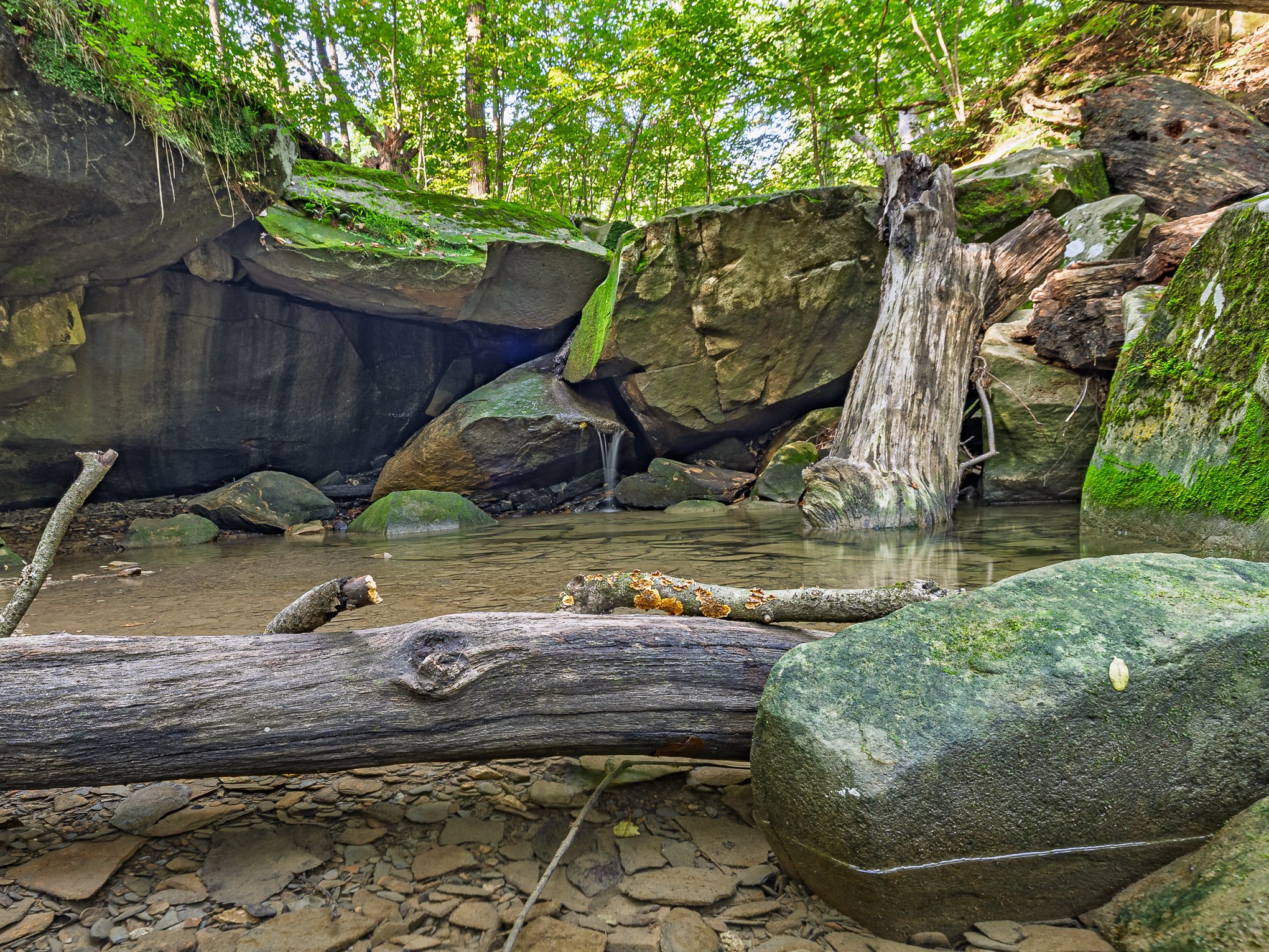 Deer Lick Cave Falls