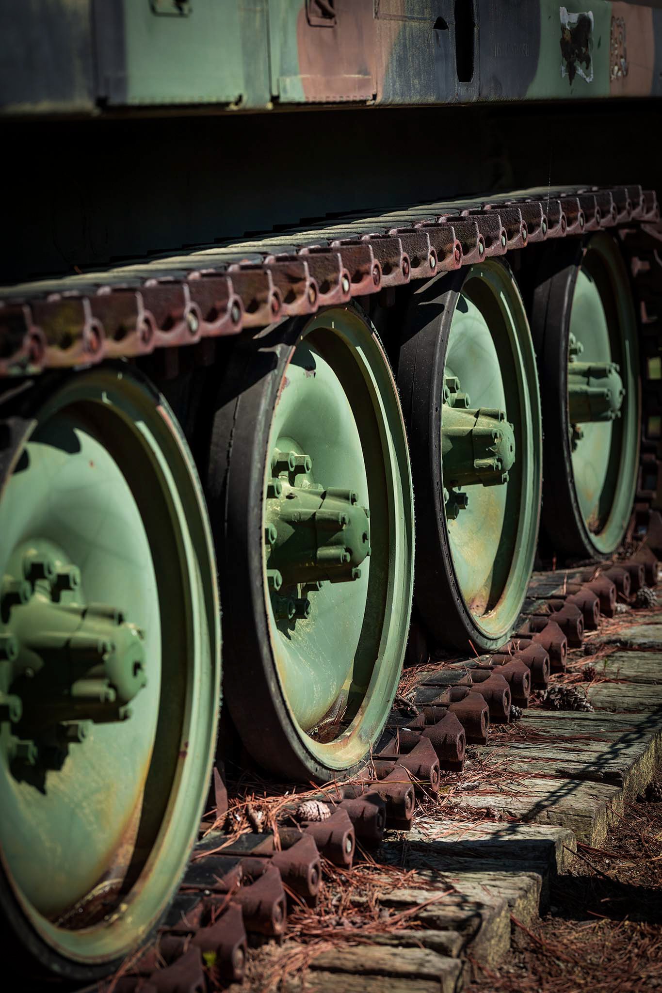 Green Wheels and Rusty Tracks