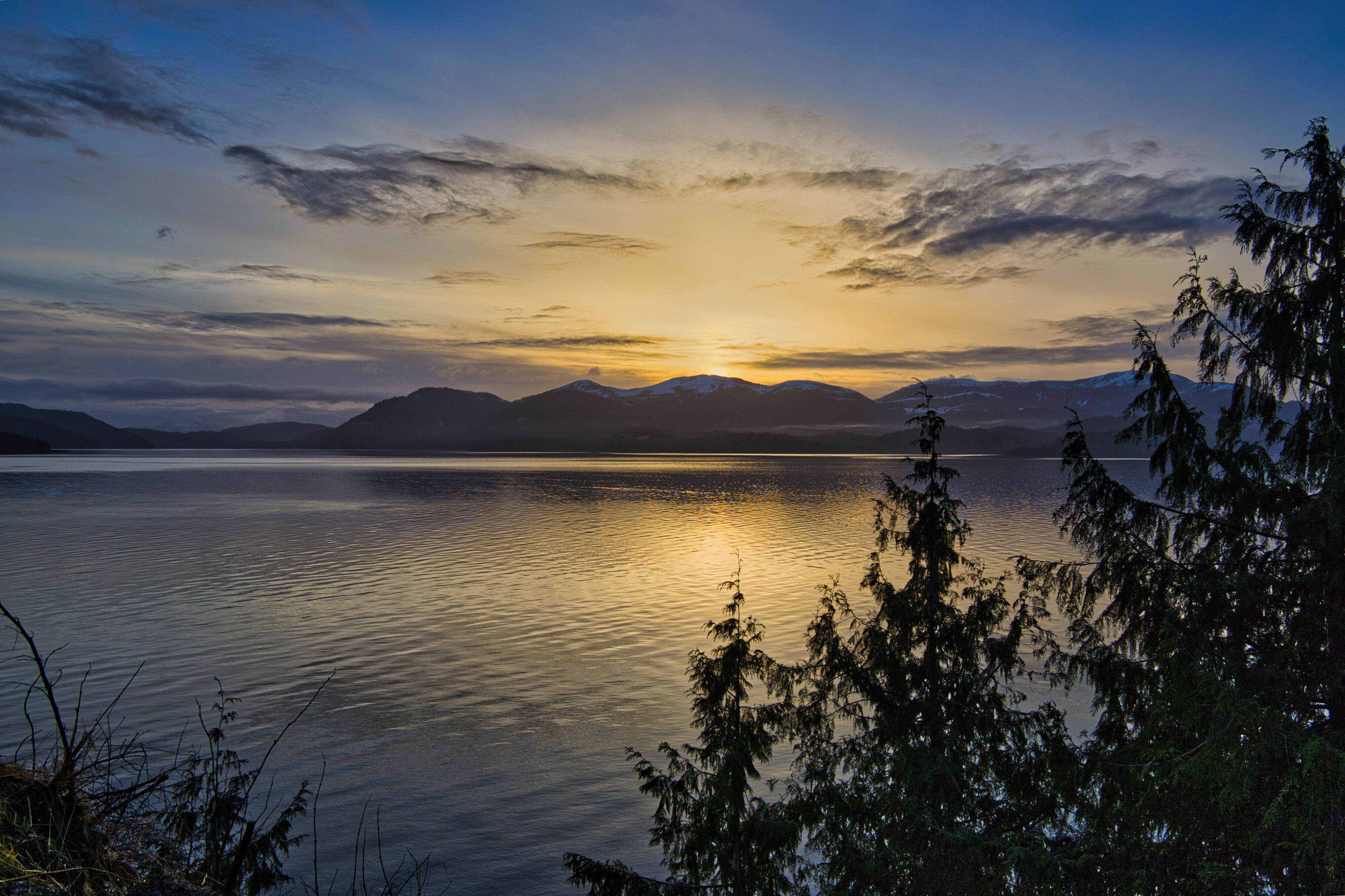 Sunrise in Ketchikan, Alaska