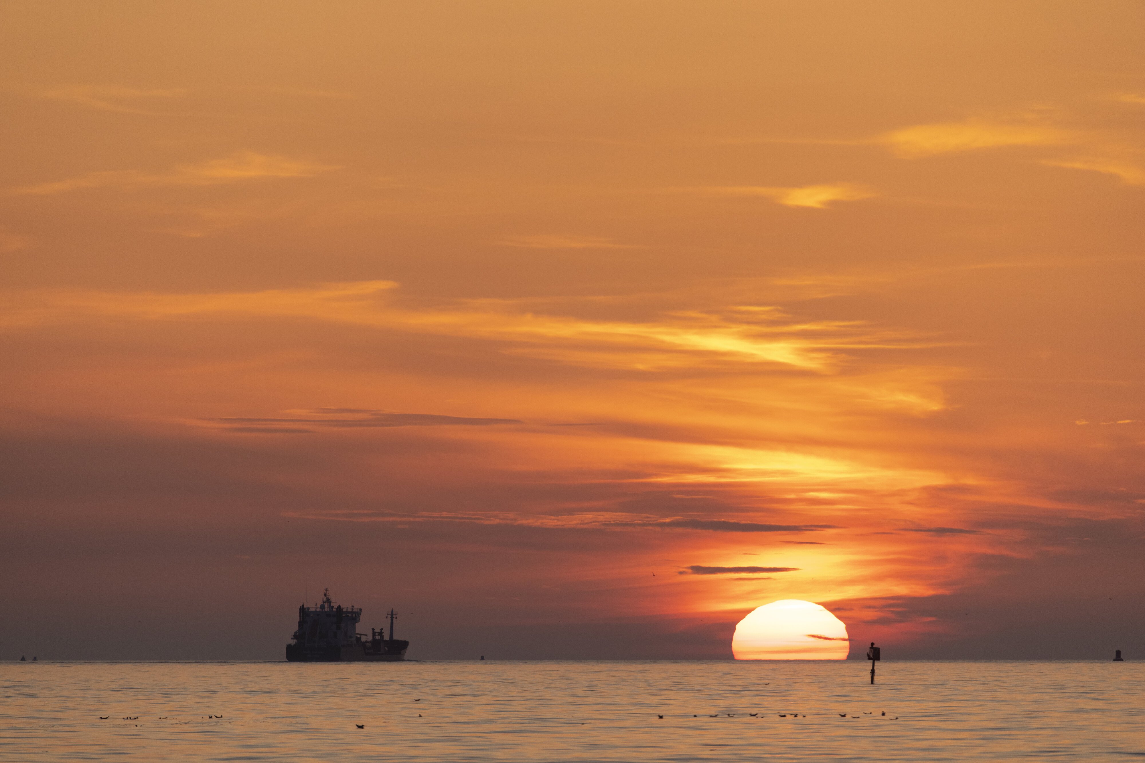 Sunset - Crosby Beach, Liverpool, UK